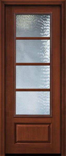 WDMA 36x96 Door (3ft by 8ft) Patio Cherry Pro 96in 4 Lite SDL 3/4 Lite Door 1