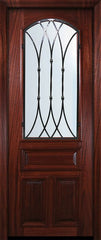 WDMA 36x96 Door (3ft by 8ft) Exterior Mahogany 36in x 96in Arch Lite Warwick Door 2