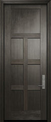 WDMA 36x96 Door (3ft by 8ft) Exterior Fir 96in Craftsman 7 Panel Door 1