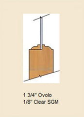 WDMA 38x96 Door (3ft2in by 8ft) Patio Fir 96in Full Lite 1 Lite Single Door/1side 2