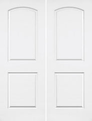 WDMA 40x80 Door (3ft4in by 6ft8in) Interior Barn Smooth 80in Caiman Hollow Core Double Door|1-3/8in Thick 1