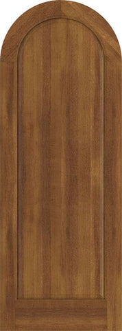 WDMA 42x84 Door (3ft6in by 7ft) Exterior Swing Mahogany Full Round Panel Round Top Entry Door 2