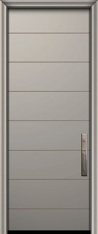 WDMA 42x96 Door (3ft6in by 8ft) Exterior Smooth 42in x 96in Westwood Solid Contemporary Door 1