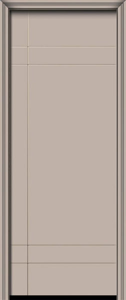 WDMA 42x96 Door (3ft6in by 8ft) Exterior Smooth 42in x 96in Inglewood Solid Contemporary Door 1