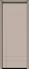 WDMA 42x96 Door (3ft6in by 8ft) Exterior Smooth 42in x 96in Inglewood Solid Contemporary Door 1