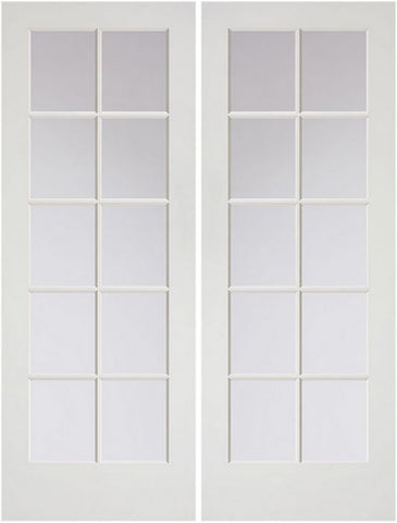 WDMA 48x80 Door (4ft by 6ft8in) French Pine 80in Primed Double Door | 1510 1