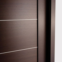 WDMA 48x80 Door (4ft by 6ft8in) Interior Barn Wenge Prefinished Massimo 201 Modern Double Door 10