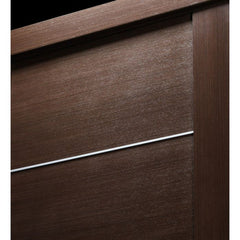 WDMA 48x80 Door (4ft by 6ft8in) Interior Barn Wenge Prefinished Massimo 201 Modern Double Door 2