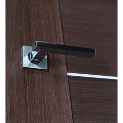 WDMA 48x80 Door (4ft by 6ft8in) Interior Barn Wenge Prefinished Massimo 201 Modern Double Door 6