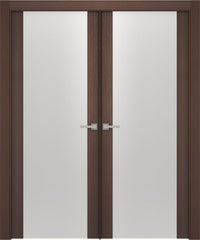 WDMA 48x80 Door (4ft by 6ft8in) Interior Barn Wenge Prefinished Maya 101 Modern Double Door 1