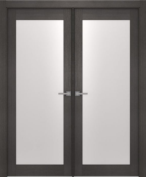 WDMA 48x80 Door (4ft by 6ft8in) Interior Barn Prefinished Aditi 700 Legna Nera Modern Double Door 1