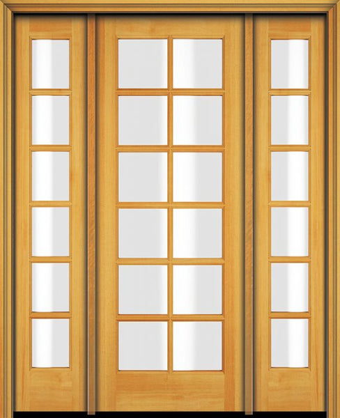 WDMA 52x96 Door (4ft4in by 8ft) Patio Fir 96in 12 Lite French Single Door/2side 1