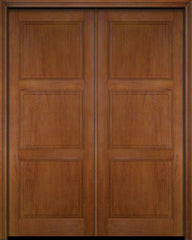 WDMA 52x96 Door (4ft4in by 8ft) Exterior Barn Mahogany 3 Raised Panel Solid or Interior Double Door 5