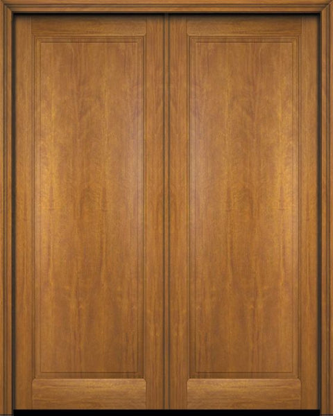 WDMA 52x96 Door (4ft4in by 8ft) Interior Swing Mahogany Full Raised Panel Solid Exterior or Double Door 1