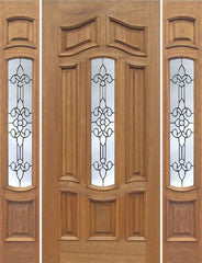 WDMA 54x80 Door (4ft6in by 6ft8in) Exterior Mahogany Palisades Single Door/2side w/ U Glass 1