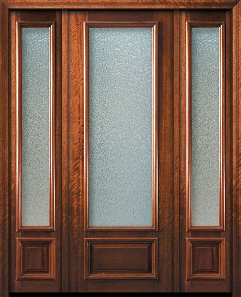 WDMA 56x96 Door (4ft8in by 8ft) French Mahogany 96in 3/4 Lite Portobello Door /2side 1