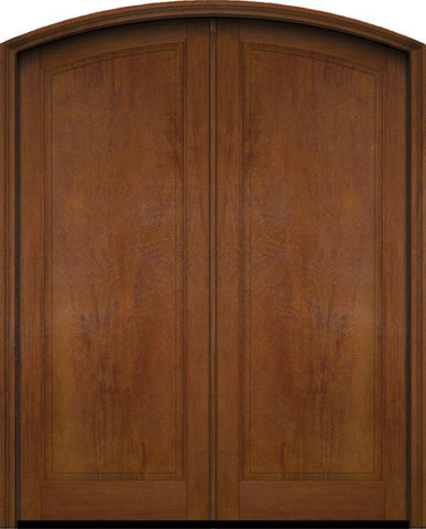 WDMA 60x78 Door (5ft by 6ft6in) Exterior Barn Mahogany Full Arch Panel Arch Top Double Entry Door 4