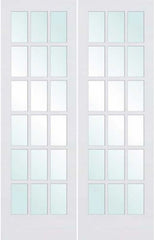 WDMA 60x96 Door (5ft by 8ft) Interior Swing Smooth 96in Primed French Double Door | 1518 1