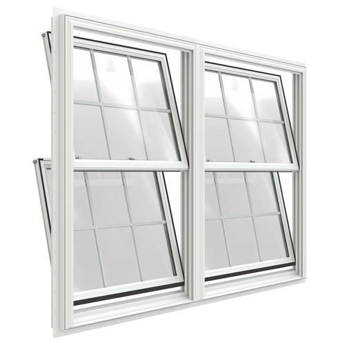 WDMA 72x60 (71.5 x 59.5 inch) Vinyl Double Hung Window