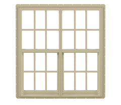 WDMA 72x60 (71.5 x 59.5 inch) Aluminum Double Hung Window