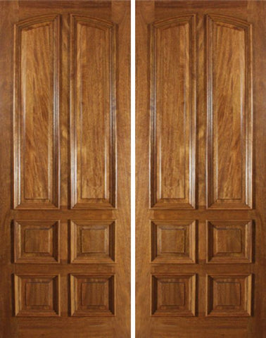 WDMA 72x96 Door (6ft by 8ft) Exterior Mahogany Bristol Double Door - 8ft Tall 1