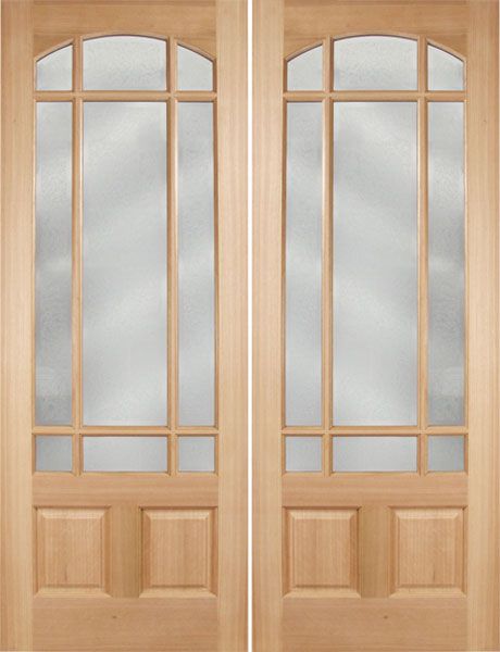 WDMA 72x96 Door (6ft by 8ft) Patio Cherry Prairie Exterior Double Door 1