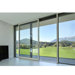 China WDMA Aama Standard Glass Aluminum Lift Sliding Door As Security Door