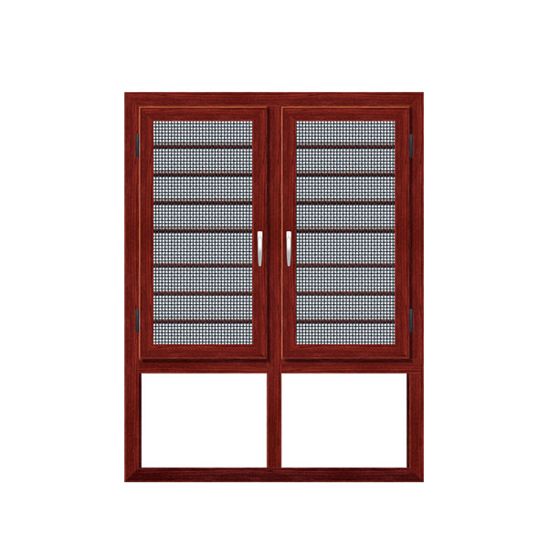 WDMA Airproof Curtain Standard 36 X 72 Double Leaf Sash Reflective Glass Outward Opening Push Out Shutter Casement Windows Sizes