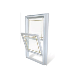 WDMA aluminium sliding up and down window Aluminum double single hung Window 