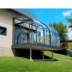 China WDMA Retractable Sunroom Roof