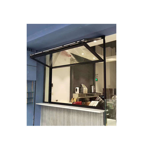 WDMA Aluminum Storefront Vertical Hinged Sliding Bi-folding Single Glazed Windows