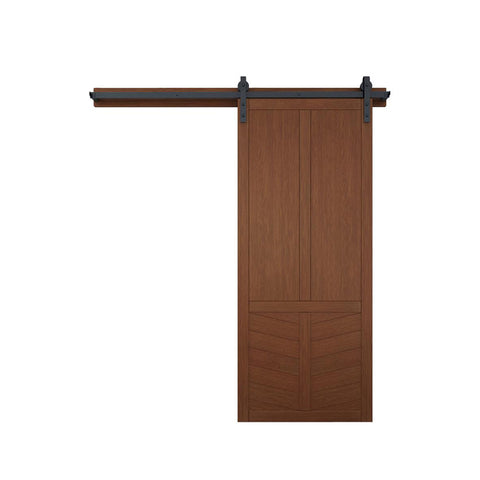 WDMA American Oak Wood Barn Door Design