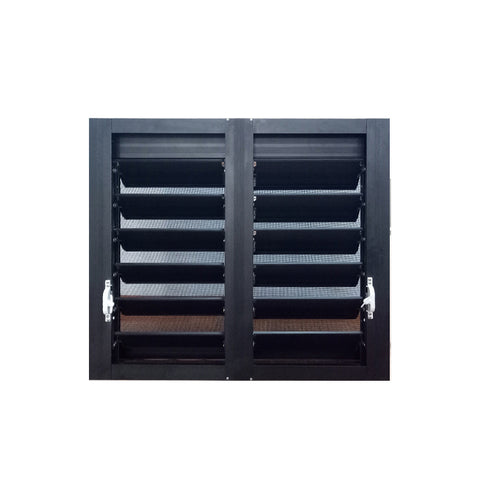 WDMA American Style New Design Aluminium Louvered Frame Basement Shutter Window In China