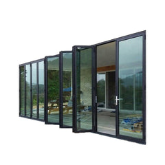 WDMA aluminum bifolding door Aluminum Folding Doors 