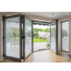 China WDMA Balcony Soundproof Folding Doors Villa Mountain House