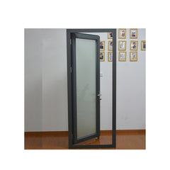 China WDMA Broken-bridge Aluminum Alloy One Way Restaurant Hanging Glass Kitchen Door