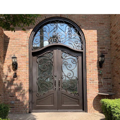 China WDMA cheap wrought iron door