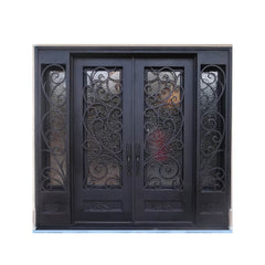 China WDMA main door iron gate design