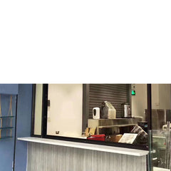 China WDMA China Standard America Style Aluminum Folding Up Open Restaurant Glass Vertical Folding Window