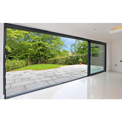 WDMA Commercial exterior Aluminum Automatic Sliding Door System Prices Design