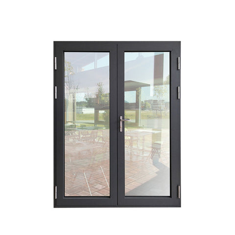 China WDMA commercial door Aluminum Hinged Doors 