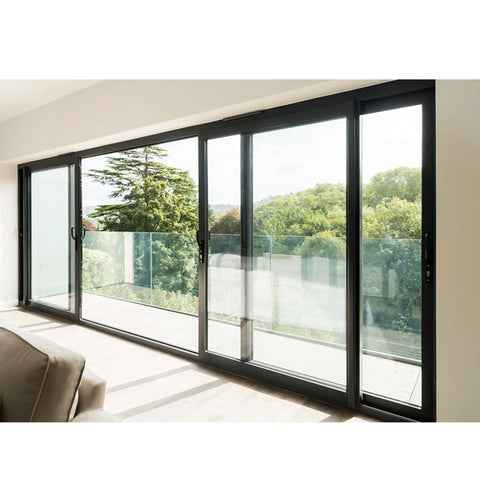 WDMA Competitive Price Aluminum Single Panel Interior Magnetic Metal Sliding Door