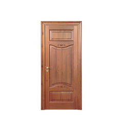 WDMA Design Of Solid Oak Wooden Carving Door Price