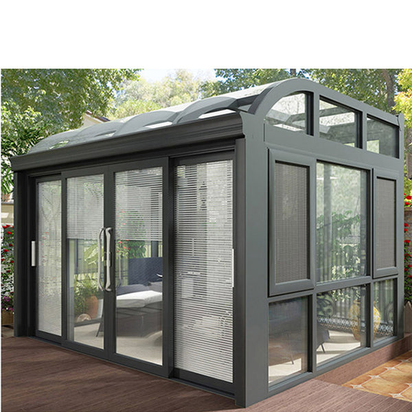 WDMA Double Glazed Aluminum Winter Garden Portable Sunroom