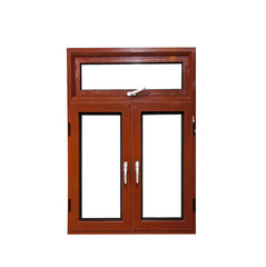 WDMA European And America Standard White Aluminum Profile Solid Aluminum Wood Window Design