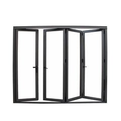 China WDMA European Design Thermal Break Folding Pocket Patio Screen Doors