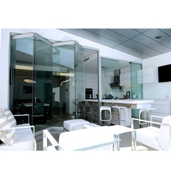 WDMA Frameless Folding Glass Doors