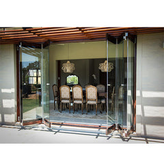 China WDMA Frameless Folding Door