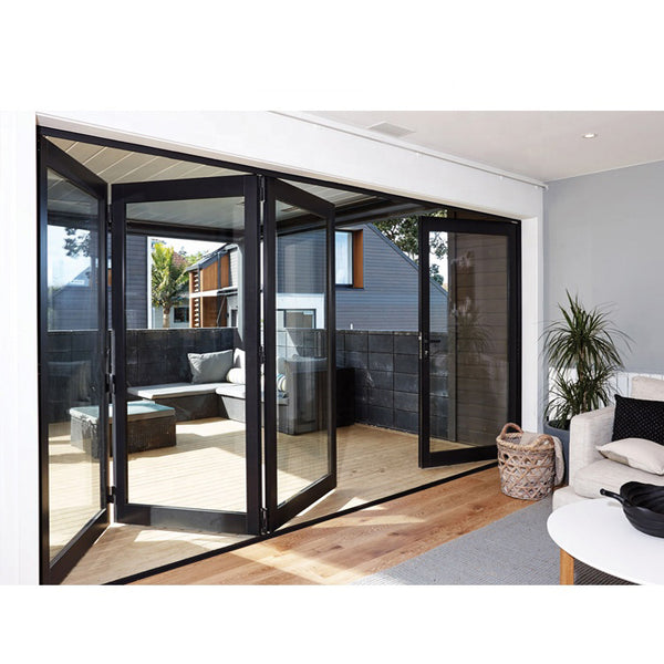 WDMA Exterior Powder Coated Aluminium Stacking Multifold Folding Doors