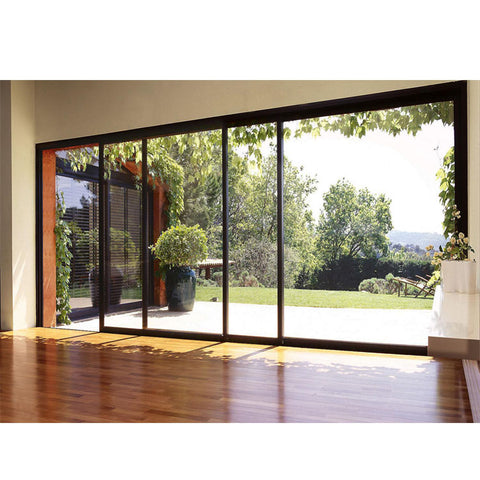 China WDMA remote control sliding door Aluminum Sliding Doors 